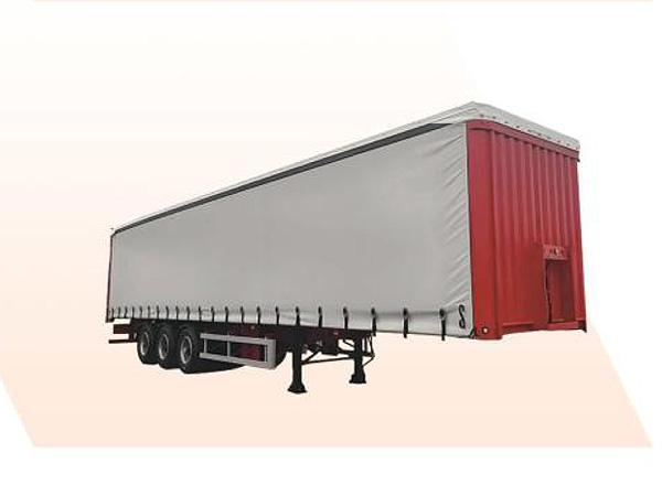 侧帘厢式半挂车
